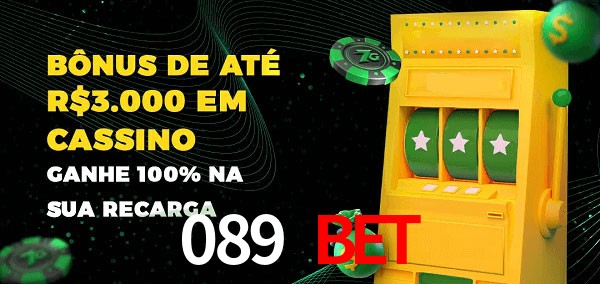 089 bet melhor bônus de depósito